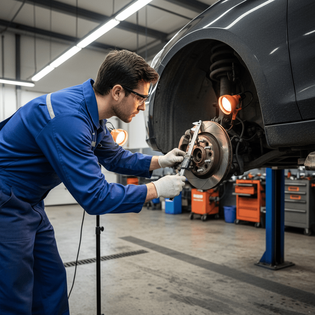 Brake repair inspection