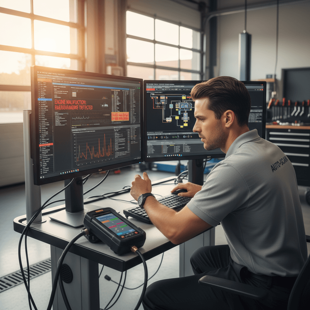 Vehicle diagnostic computer analysis