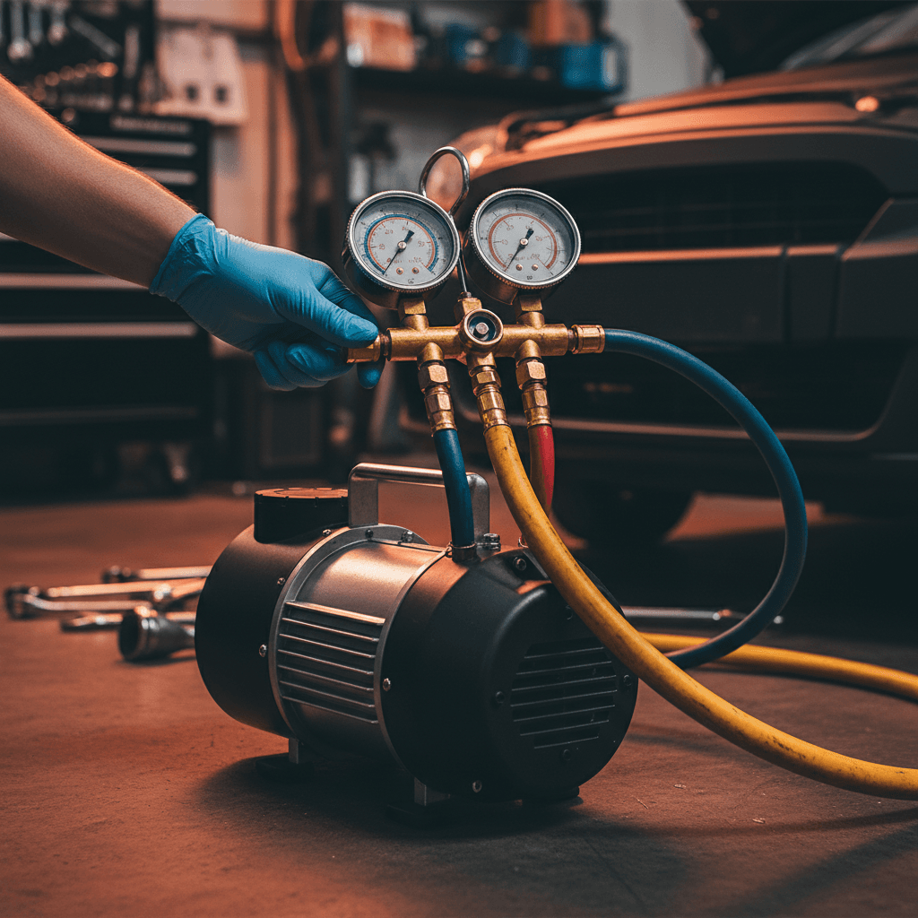 System evacuation and drying equipment