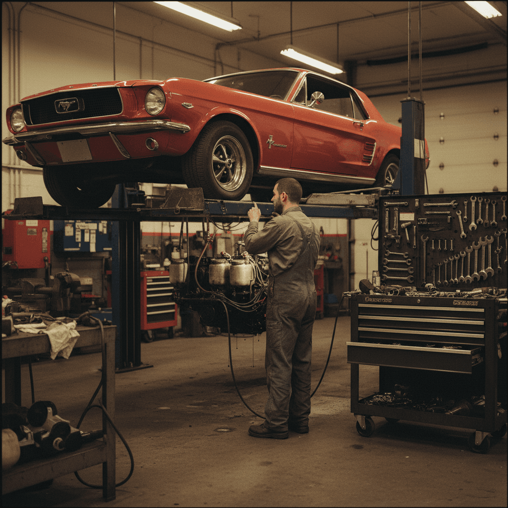 Full vehicle service and maintenance work