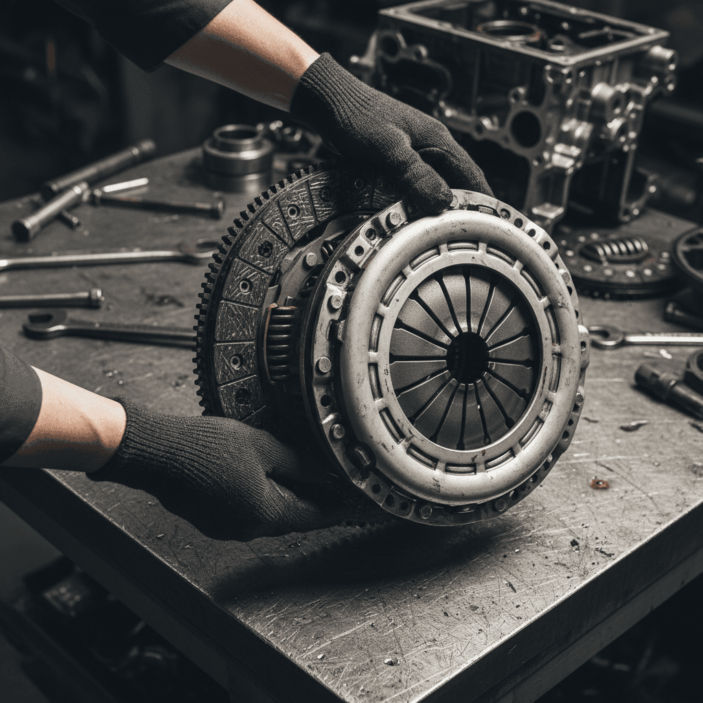 Clutch replacement work