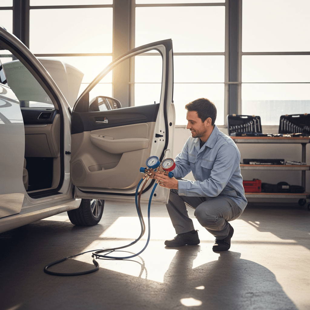 Air conditioning system service